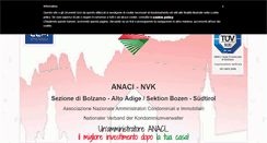 Desktop Screenshot of anaci.bz.it