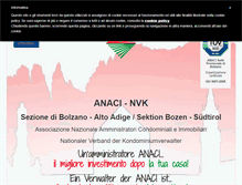 Tablet Screenshot of anaci.bz.it